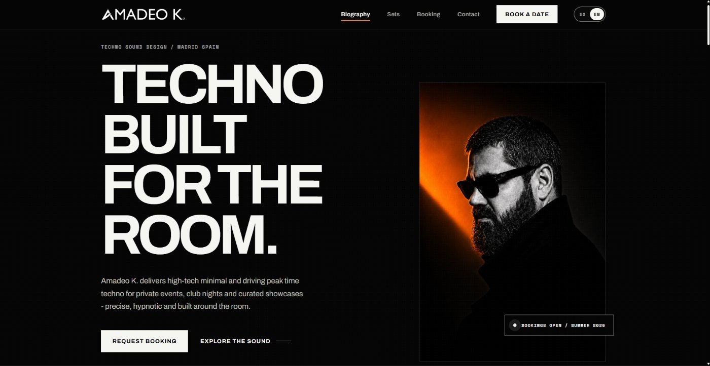 Preview of Amadeok.com